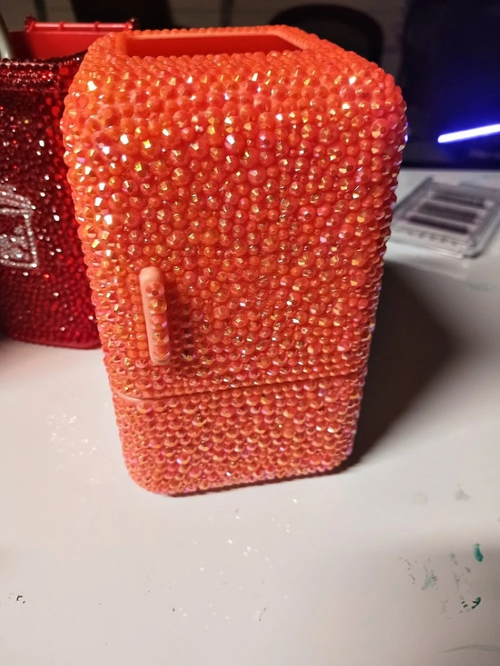 Rhinestone Pencil Pen Refrigerator
